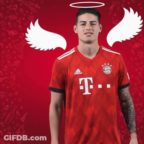 A Man Wearing A Red Adidas Shirt With A T On It GIF