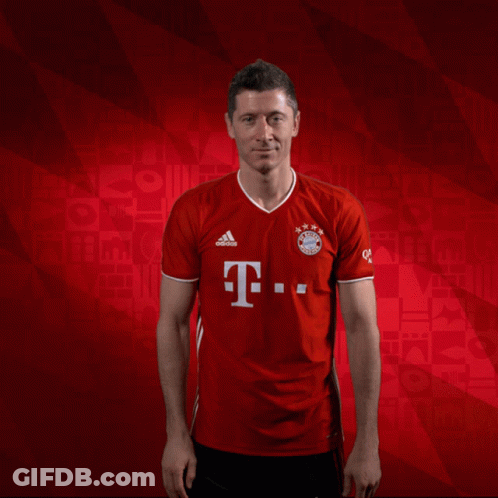 A Man Wearing A Red Adidas T-Mobile Shirt GIF