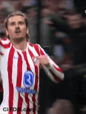 Man In Striped Shirt With R Letter GIF