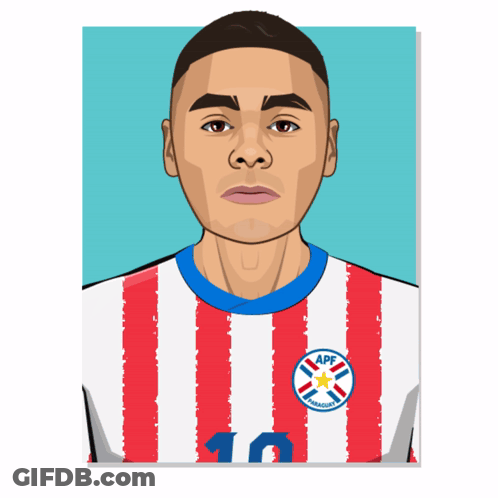 A Man Wearing A Red And White Striped Shirt With The Number 10 GIF