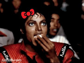 Man In Red Jacket With Hello Kitty On Head GIF