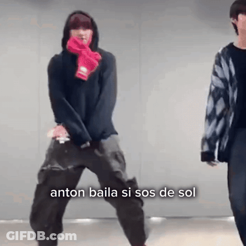 Man Dancing With Anton Baila Si Sos De Sol Behind Him GIF