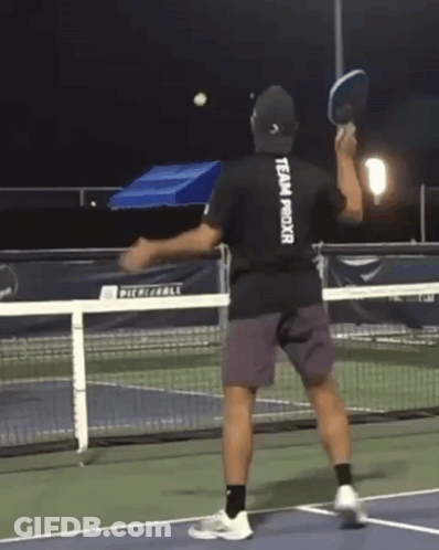 A Man Wearing A Shirt That Says ' All Proxxer ' On The Back GIF