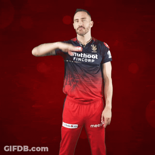 A Man Wearing A Shirt That Says Exide Muthoot Fincorp On It GIF