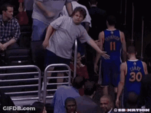 A Man Wearing A Shirt That Says ' Weekdays ' On It Stands Next To A Boy GIF