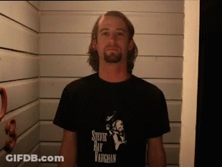 A Man Wearing A Steve Ray Varghan Shirt GIF