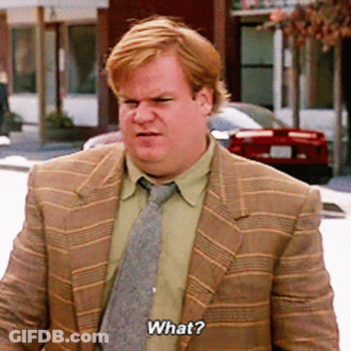 A Man Wearing A Suit And Tie Is Asking What GIF
