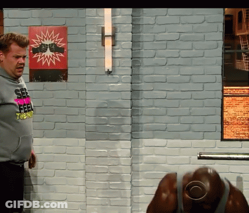 A Man Wearing A Sweatshirt That Says See Feel There GIF