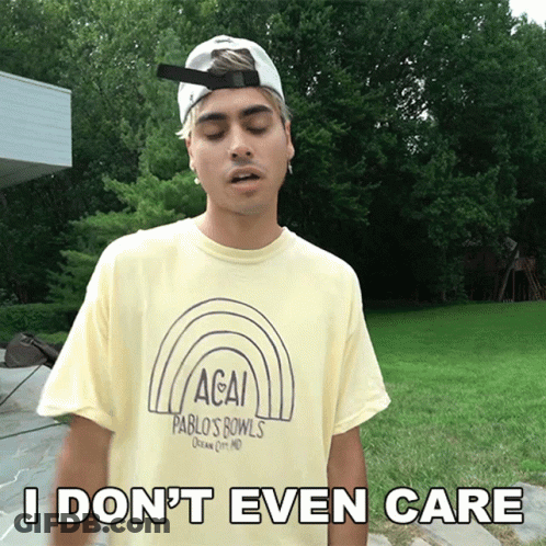 A Man Wearing A T-Shirt That Says Acai Pablo 'S Bowls On It GIF