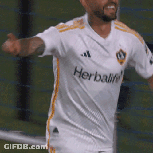 A Man Wearing A White Adidas Herbalife Jersey GIF