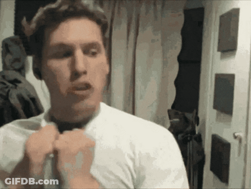 A Man Wearing A White Shirt And A Black Tie GIF
