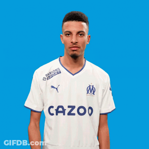 A Man Wearing A White Shirt That Says Cazoo GIF
