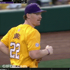 Man Wearing Yellow Jersey Number 22 GIF