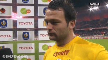 A Man Wearing A Yellow Shirt With Dyneff On The Front GIF