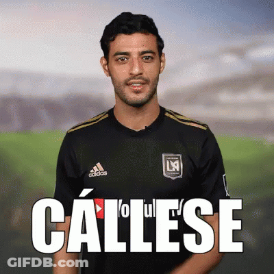 A Man Wearing An Adidas Jersey Says Callese In White Letters GIF