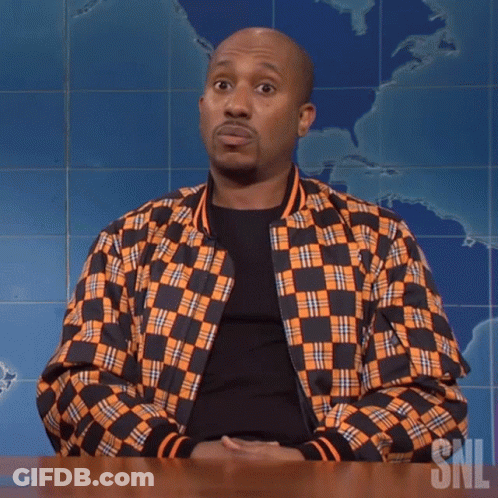 A Man Wearing An Orange And Black Plaid Jacket Says Well I Learned A Lot Today GIF