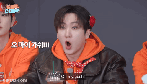 A Man Wearing An Orange Hoodie And Polka Dot Bow Tie Says " There Are So Many People " GIF