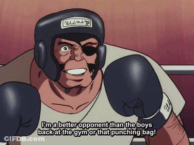 A Man Wearing Boxing Gloves Says I 'M A Better Opponent Than The Boys GIF