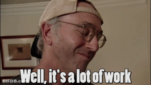 A Man Wearing Glasses And A Baseball Cap Says For Volunteering You Know GIF