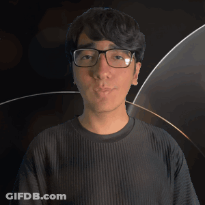 A Man Wearing Glasses And A Black Shirt That Says Jace On It GIF