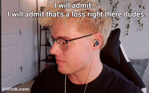 Man Wearing Glasses And Earbuds Saying I Will Admit GIF