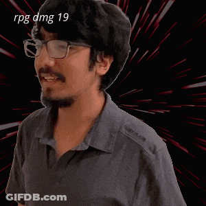 A Man Wearing Glasses Has The Number 19 On His Face GIF