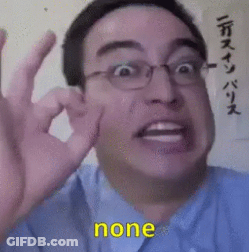 A Man Wearing Glasses Is Making A Funny Face And Giving The Ok Sign . GIF