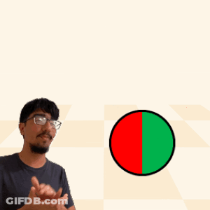 A Man Wearing Glasses Is Standing In Front Of A Sign That Says Speedy Grower Speedygrow GIF
