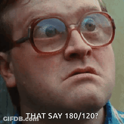 A Man Wearing Glasses Says That Say 180/1200 GIF