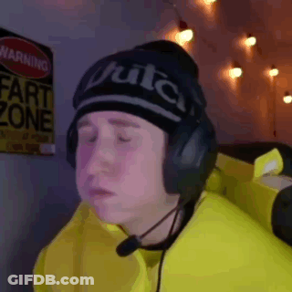 A Man Wearing Headphones And A Hat That Says Fruitca On It GIF