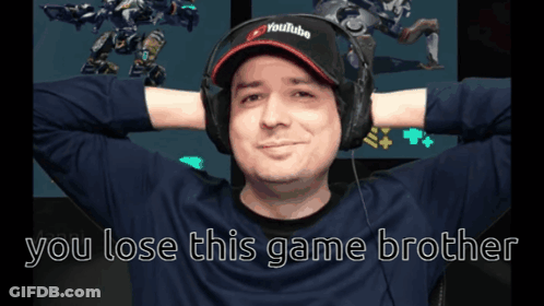 A Man Wearing Headphones And A Hat That Says Youtube On It GIF