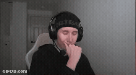 A Man Wearing Headphones And A Headband That Says 6160 On It GIF