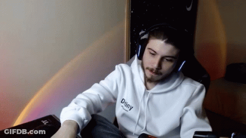 A Man Wearing Headphones And A Hoodie That Says Dairy On It GIF