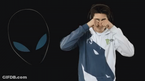 A Man Wearing Headphones And A Hoodie That Says Monster Energy GIF