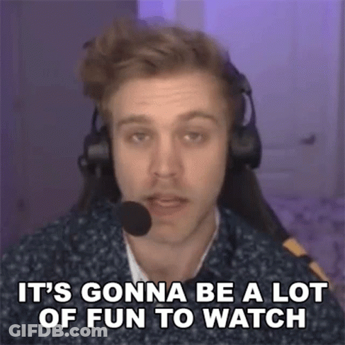 A Man Wearing Headphones And A Microphone Is Sitting In Front Of A Computer Screen . GIF