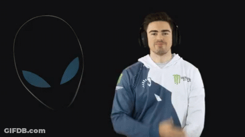 A Man Wearing Headphones And A Monster Energy Sweatshirt GIF