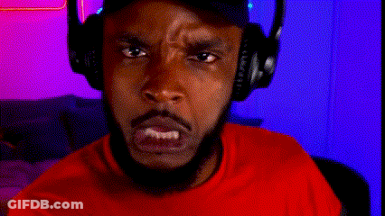 A Man Wearing Headphones And A Red Shirt Is Asking The Question " Dafuq " GIF