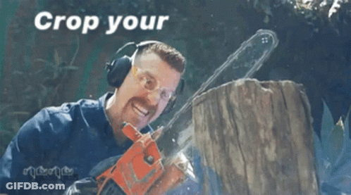 A Man Wearing Headphones And Goggles Is Cutting A Tree Stump With A Chainsaw .. GIF