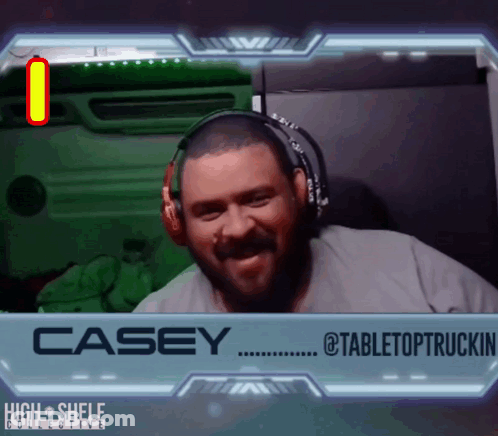A Man Wearing Headphones Has The Name Casey On His Screen GIF