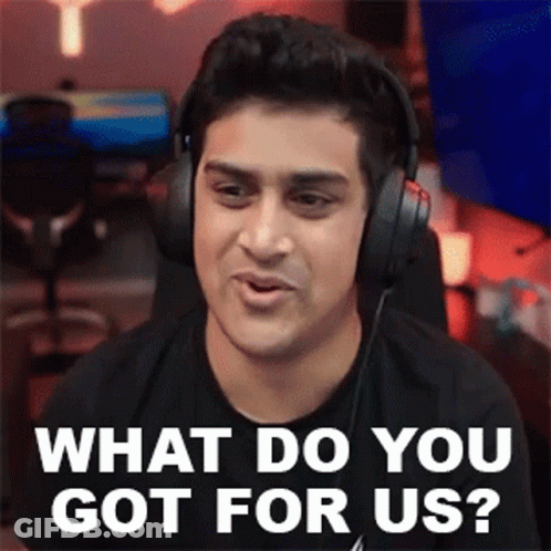 Headphone Man Saying What Do You Got For Us GIF
