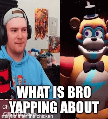 A Man Wearing Headphones Is Sitting In Front Of A Microphone Next To A Stuffed Animal . GIF