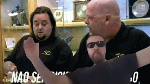 A Man Wearing Sunglasses And A Black Shirt With The Word Nao On It GIF