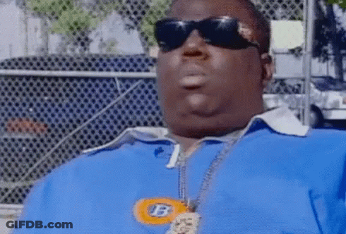 Man Wearing Sunglasses And Blue Shirt With B GIF