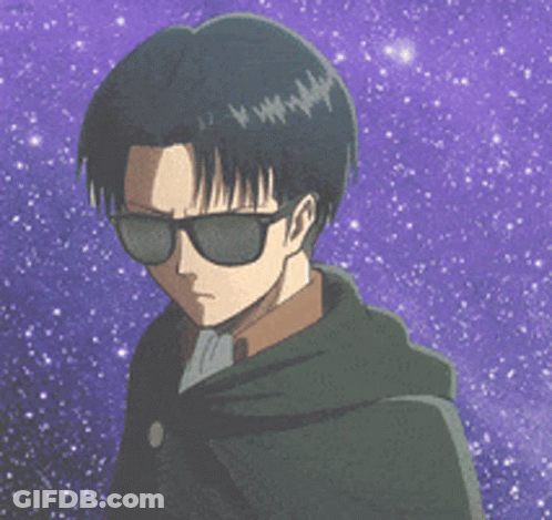 A Man Wearing Sunglasses And A Cape Is Standing In Front Of A Galaxy GIF