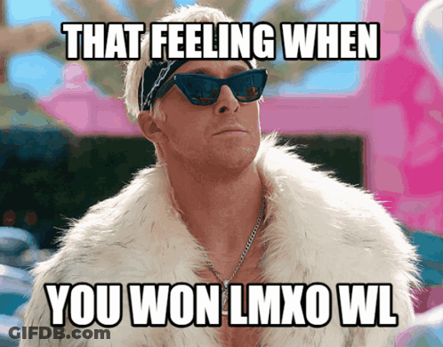 A Man Wearing Sunglasses And A Fur Coat Says That Feeling When You Won GIF