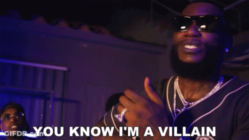 Man In Sunglasses Says You Know I'm A Villain GIF