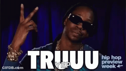 A Man Wearing Sunglasses Giving A Peace Sign With The Words Hip Hop Preview Week Below Him GIF