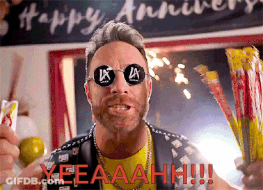 A Man Wearing Sunglasses Says Yeeaaah GIF