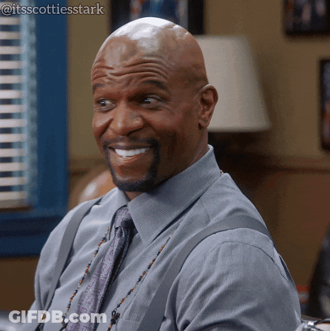 A Man Wearing Suspenders And A Tie Smiles For The Camera With The Hashtag @Itsscottiesstark GIF