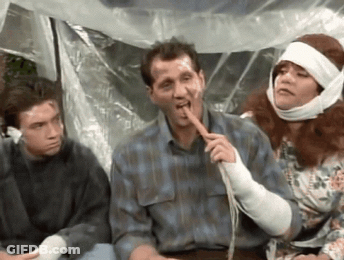 Man With Bandage Eating Candy GIF